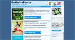 Desktop Screenshot of gratisstaaltjes.be