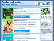 Tablet Screenshot of gratisstaaltjes.be